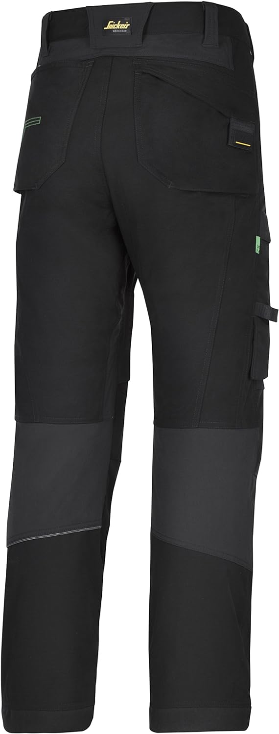 Snickers Workwear 6903 FlexiWork Arbeitshose, 1 Stück, 50, schwarz, 69030404050 50 Schwarz, 50 Schwa