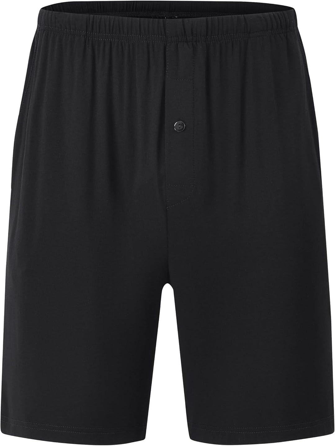 JINSHI Herren Schlafanzughosen Kurz Pyjamahose Sommer Nachtwäsche Shorts XL 3er Pack- A (mit Knopfle