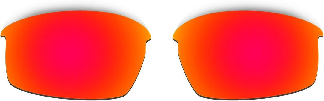 HKUCO Plus Mens Replacement Lenses For Oakley Bottlecap Sunglasses Red/Black Polarized