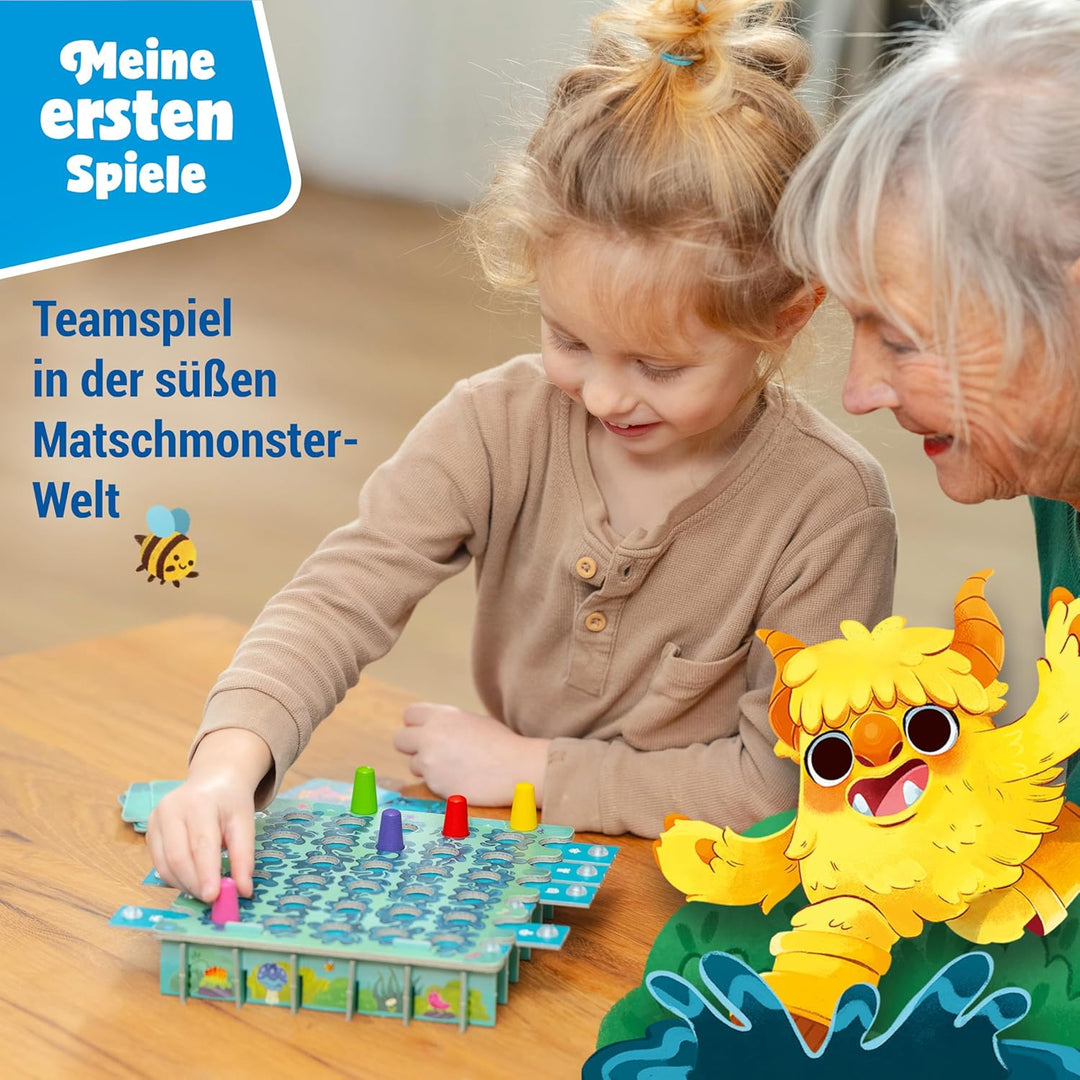 Ravensburger 12010001 Matsch Quatsch - Meine ersten Spiele: Kinderspiele, Spiele ab 3 Jahre, Laufspi