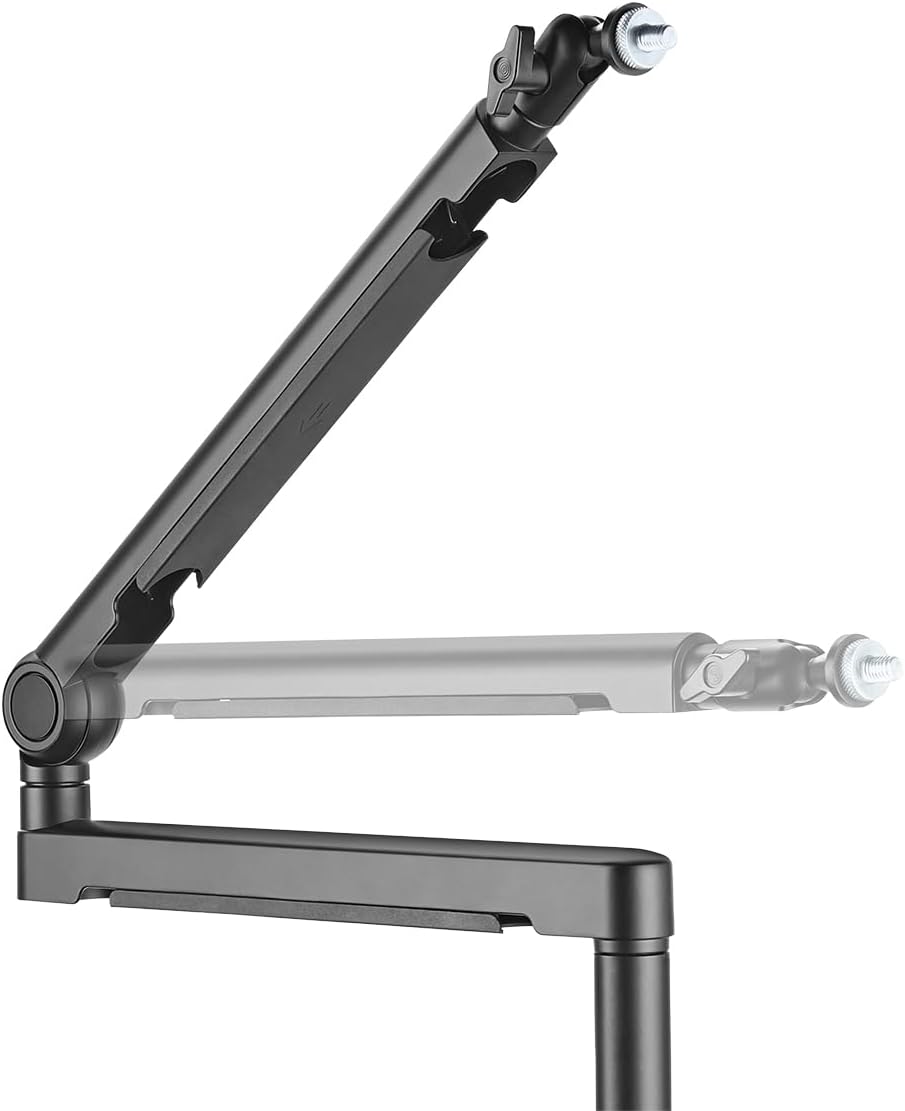 LogiLink AA0172 - Professioneller Mikrofonarm mit Einer Armlänge von 719 mm, 2 kg max, Material: Alu