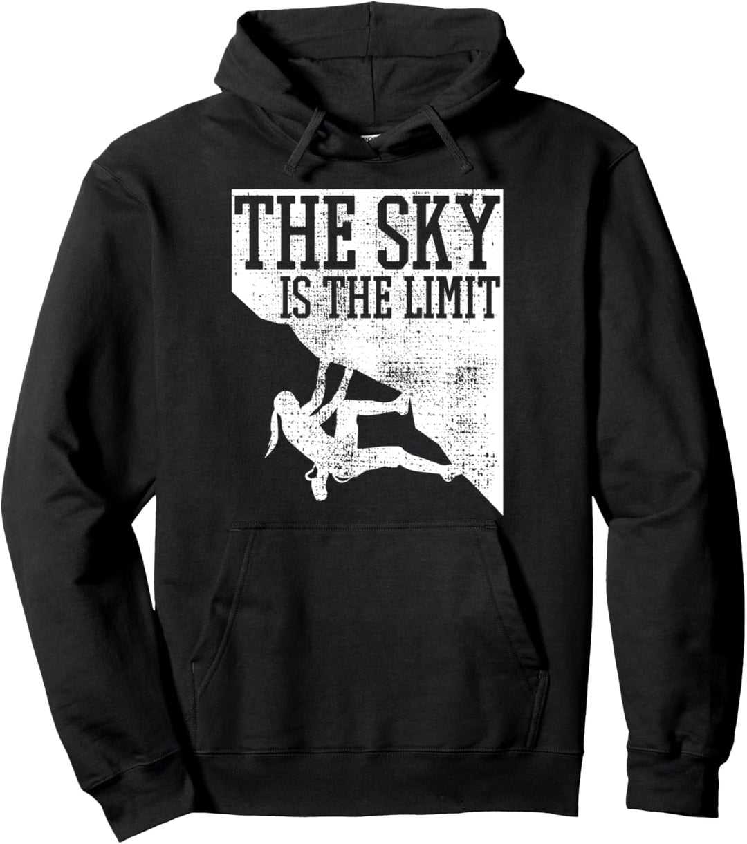 Klettern Bergsteiger Vintage Pullover Hoodie