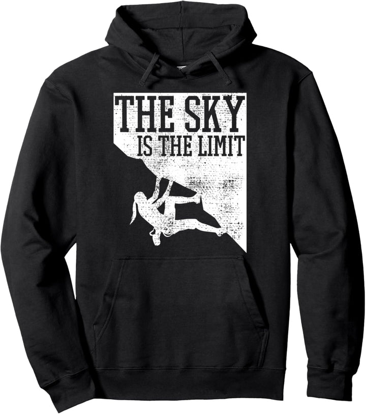 Klettern Bergsteiger Vintage Pullover Hoodie