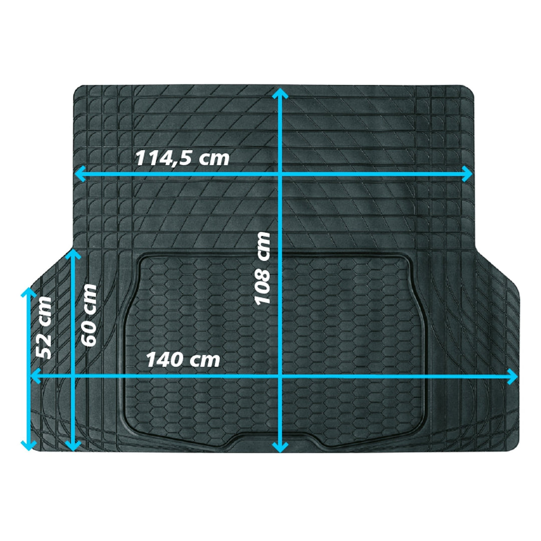 JOM Car Parts &amp; Car Hifi GmbH 20695 Kofferraummatte,Gummimatte 140 x 108 cm universal zuschneidbar K