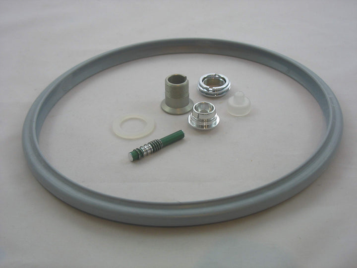 Reparaturset für Schnellkochtopf Silit 18cm Sicomatic S + SN + SL Set2 8-TLG. Dichtungsring, Druckan
