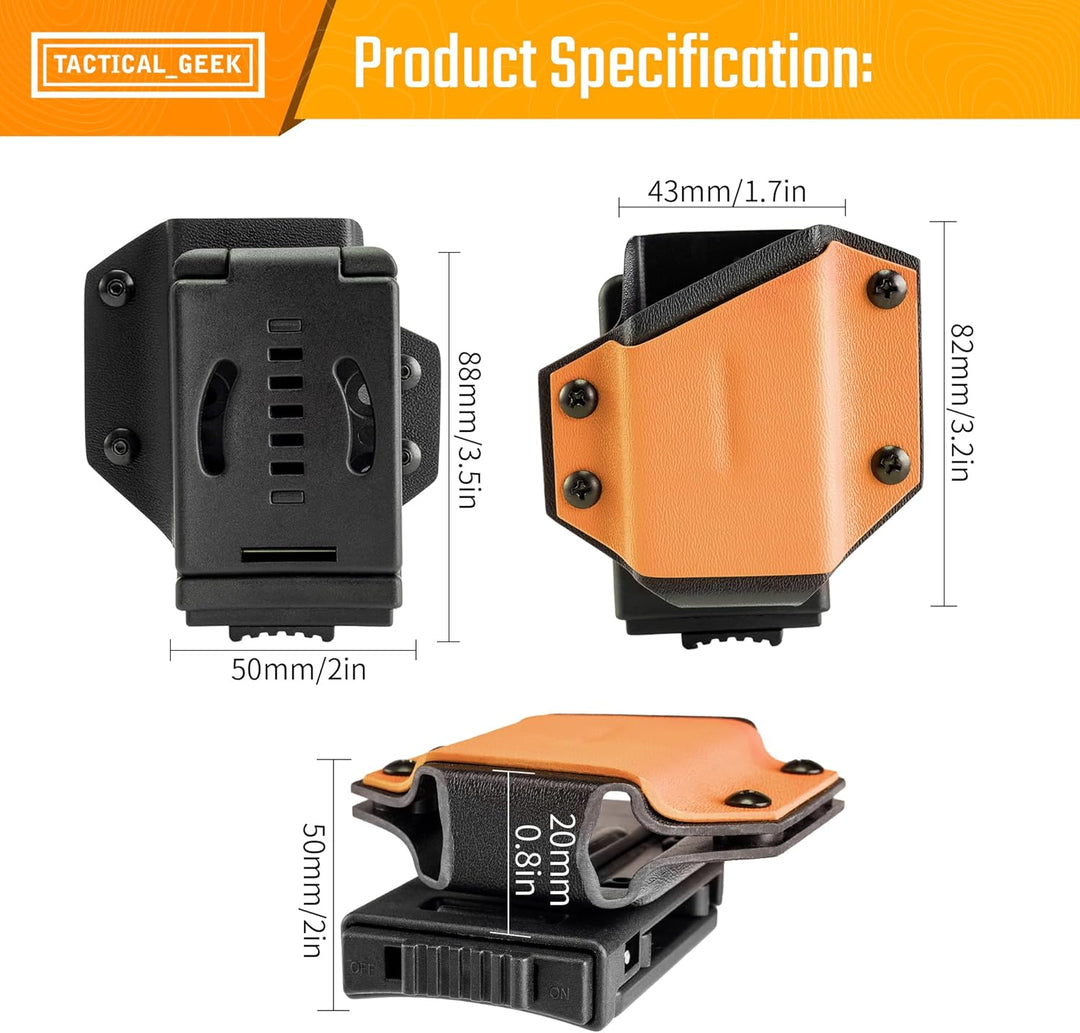 TACTICAL_GEEK TX1 Multi-Tool-Scheide für LEATHERMAN Wave, EDC-Multi-Tool-Scheidenhalter-Holster, Ver