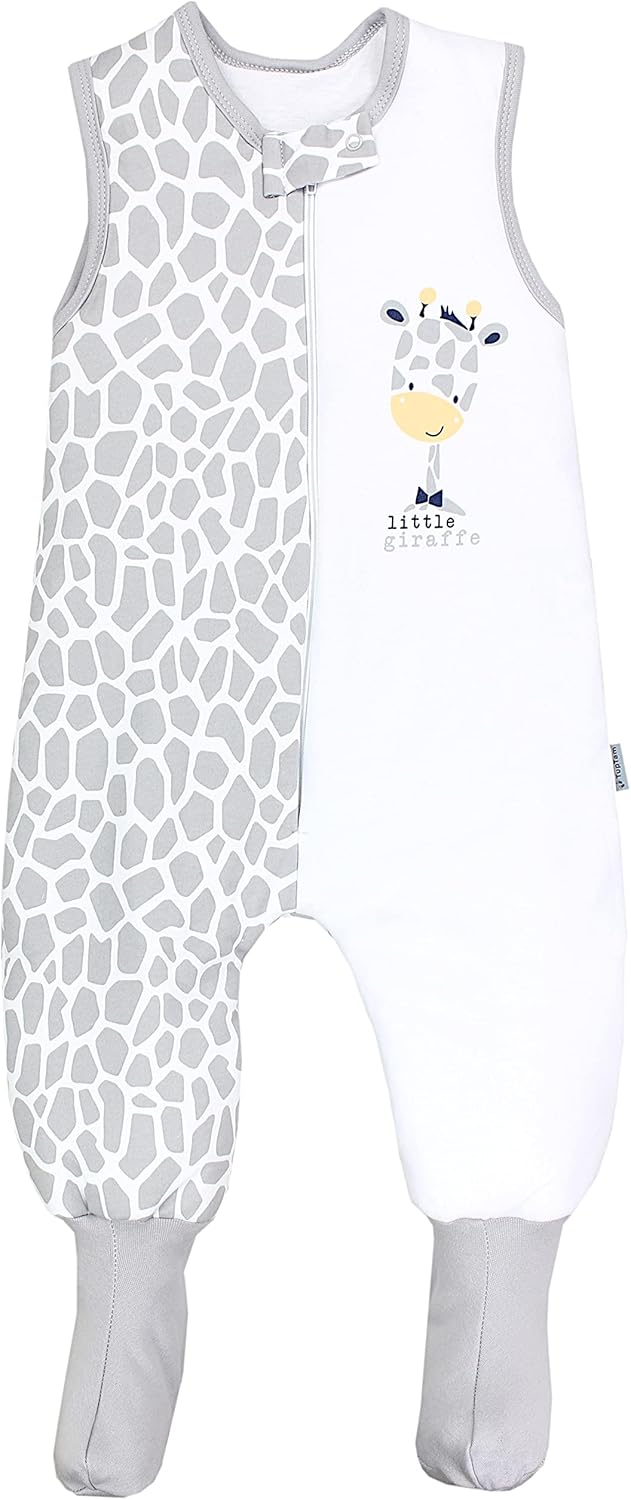 TupTam Baby Winter Schlafsack mit Beinen und Füssen OEKO- TEX zertifizierte Materialien, 2.5 TOG, Un