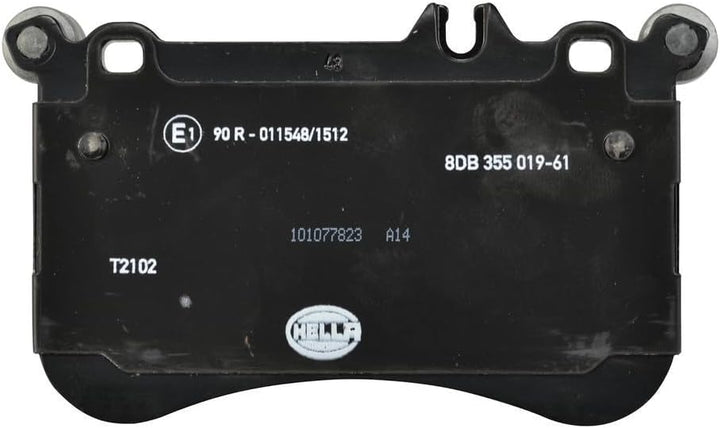 HELLA PAGID 8DB 355 019-611 Bremsbelagsatz - T2102 - Dicke/Stärke: 17.8mm - Bremssystem: Brembo - fü
