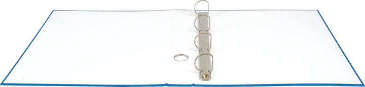 DONAU 3934001PL-10 Ringbuch/Blau | 4-D-Ring-Mechanik 30mm DIN A4 Ringordner Pappe/Kunststoff | Aus 1