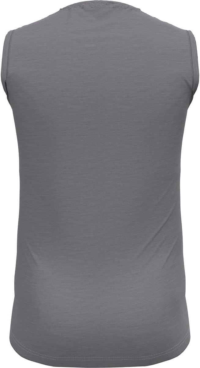 Odlo Herren Merino Performance 130 Gramm_111262 Funktionsunterwäsche Tanktop S Grey Melange, S Grey