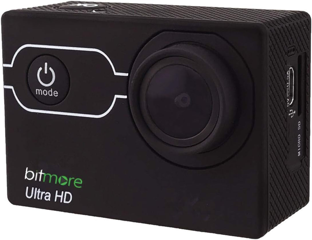 Bitmore 4K Interpolated HD UltraCam Wasserdichte Action Kamera mit Zubehör