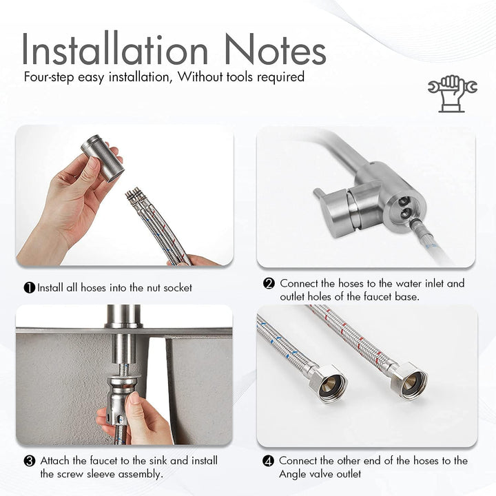 SOLVEX Mischbatterie Küche, Kitchen Faucet, Wasserhahn Küche, SP-10021 | kitchen tap, spülarmaturen