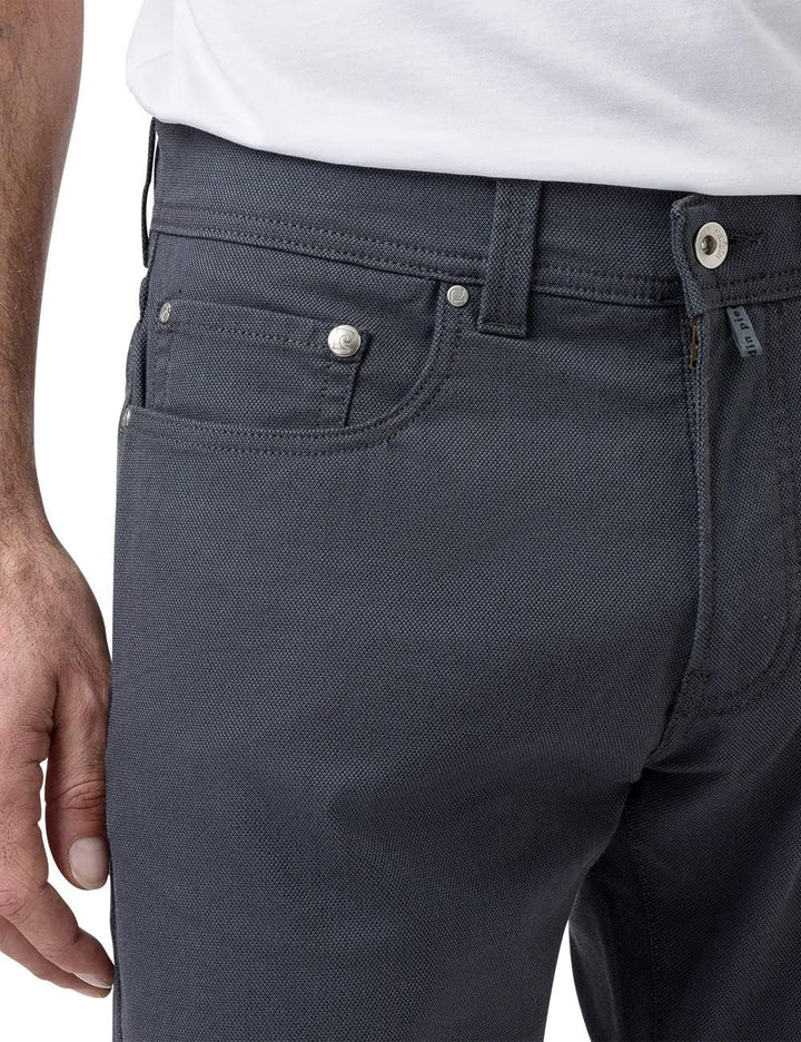 Pierre Cardin Herren Hose Lyon | Männer Jeans, Stoffhose | Tapered Fit 30W / 30L Magnet, 30W / 30L M