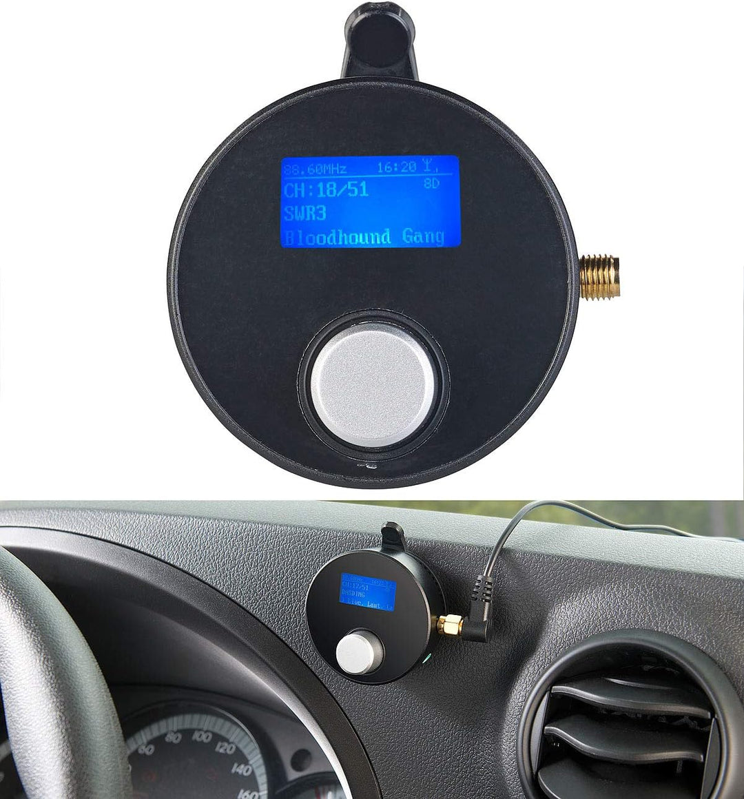 auvisio DAB Autoradio: DAB+/DAB-Empfänger mit FM-Transmitter, AUX-Audioausgang, für Kfz/HiFi (DAB Ra