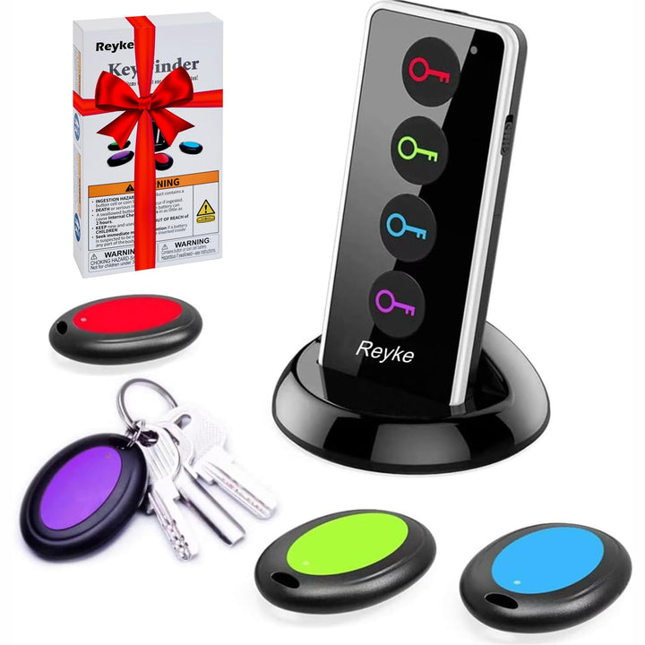 Schlüsselfinder Key Finder, Reyke Remote Finder Drahtloser RF-Gegenstandsfinder mit LED-Taschenlampe
