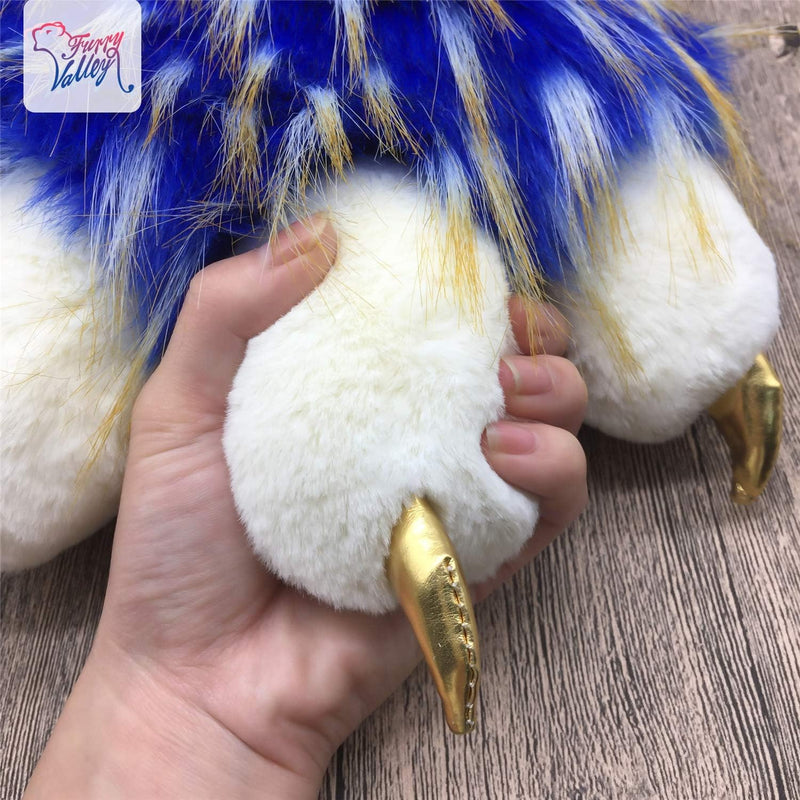 Furryvalley Fursuit Pfoten Handschuhe Kostüm Pelzigen Teilweise Cosplay Flauschige Löwe Bär Requisit