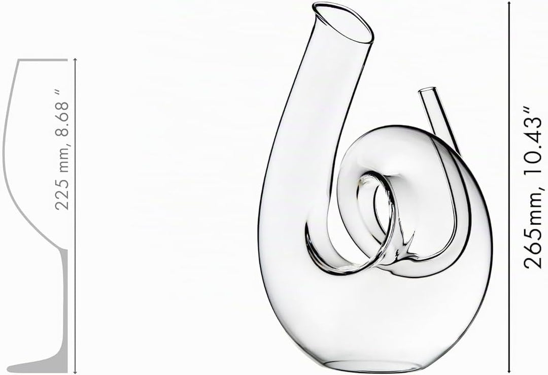 Riedel 2011/04 S1 2011/04/S1 Dekanter, Kristall, farblos Lockig, Lockig