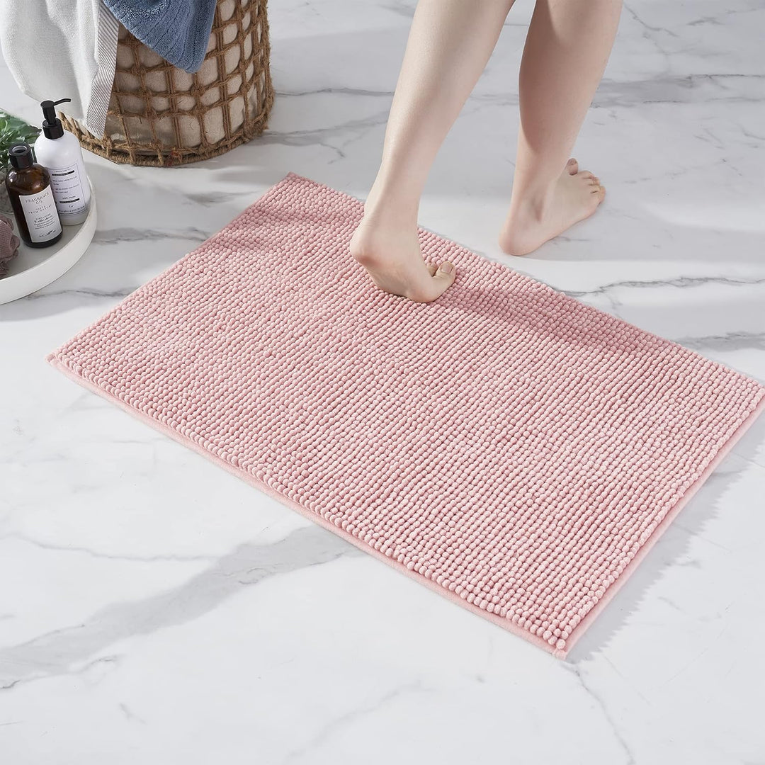 Badematte rutschfest | Als Badteppich Set kombinierbar | Badezimmer-Teppich Bad-Vorleger waschbar au