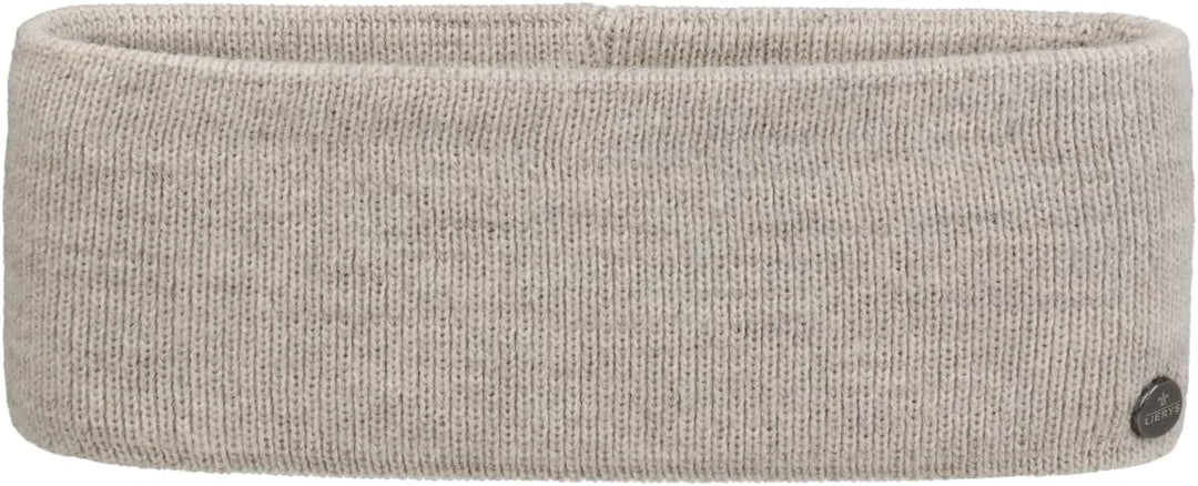 LIERYS Mono Stirnband Damen/Herren 8 cm breit - Made in Germany - dreilagiges Strickband gefüttert m