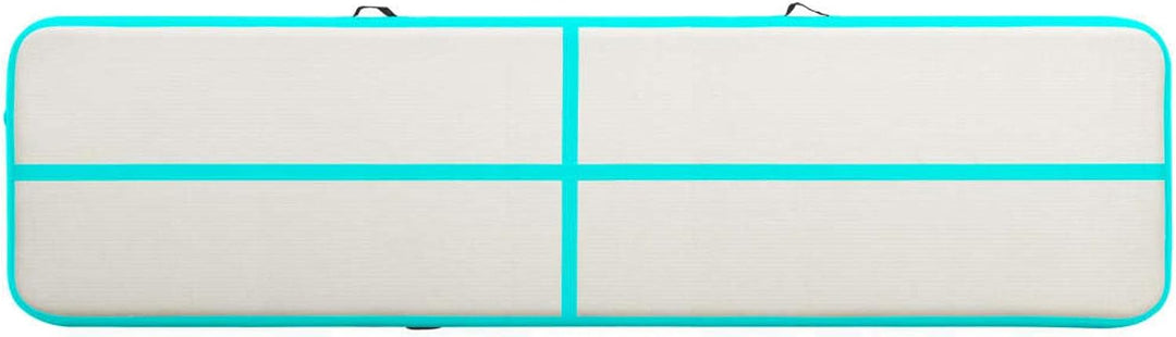 Aufblasbare Gymnastikmatte mit Pumpe, Turnmatte, Gymnastics Mat, Tumbling Matte, Airmatte, 800x100x2