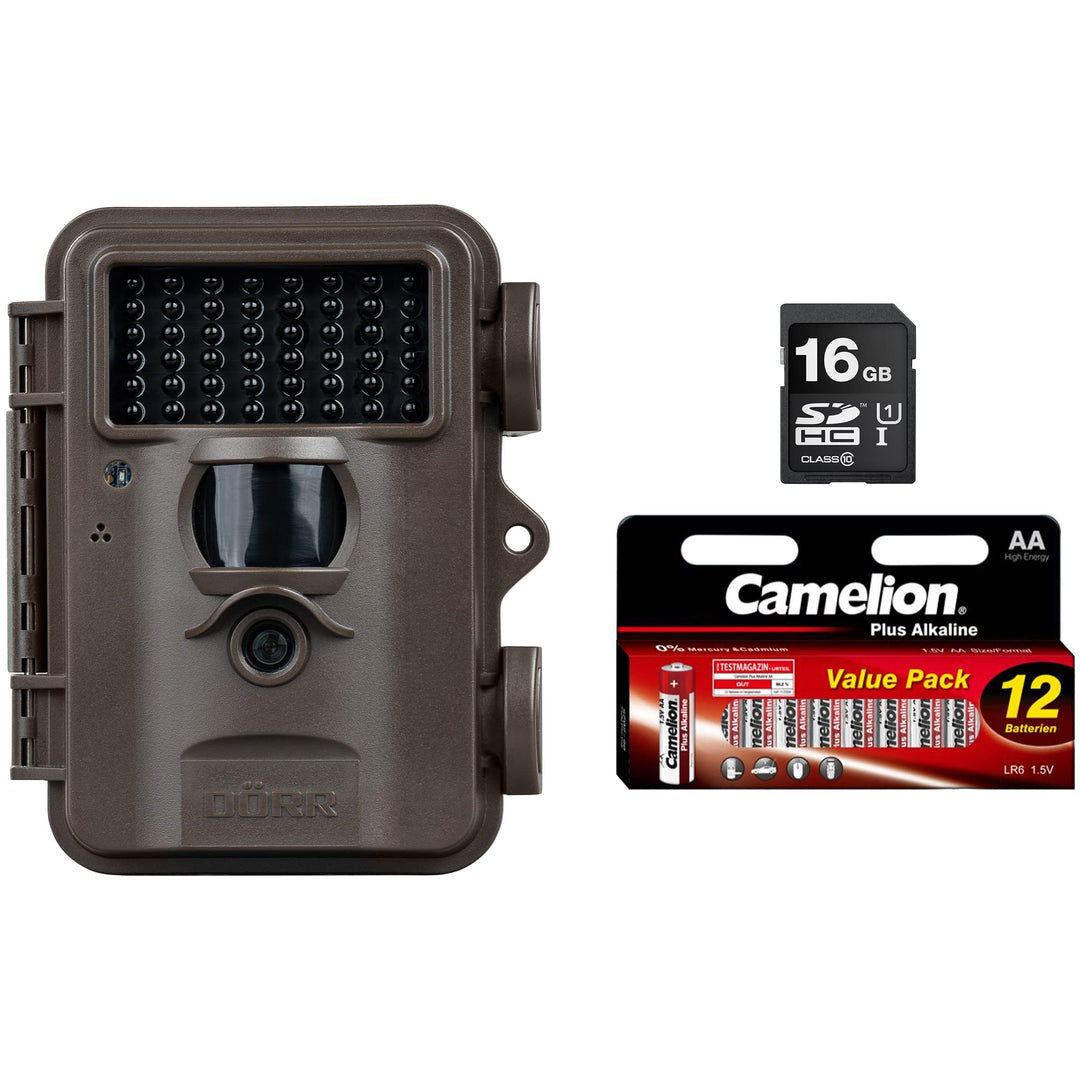 DÖRR Snapshot Mini Black 30MP 4K Komplettset | Überwachungskamera - Wildkamera - Fotofalle - 30MP -