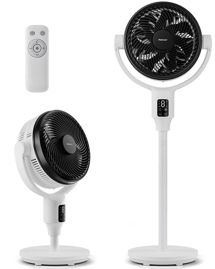 Pro Breeze AirFlo Plus Standventilator 109cm - Leiser Ventilator mit Fernbedienung, LED-Display – UL