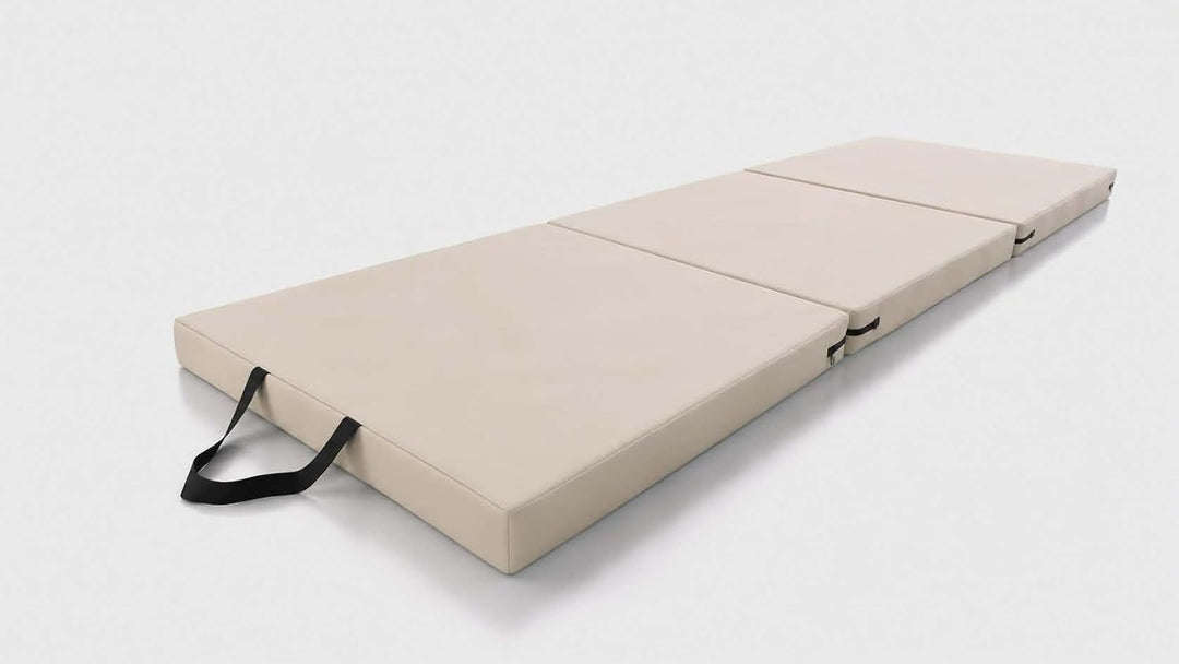 Sportmatte 180 x 60 x 6 cm | Weichbodenmatte klappbar, Gymnastikmatte tragbar, Yogamatte wasserabwei