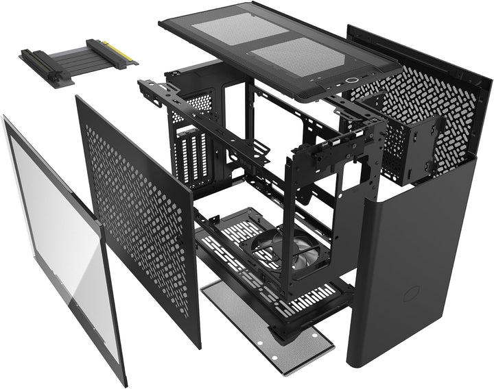 Cooler Master NR200P V2 Mini-ITX 18L PC-Gehäuse, Top-Mount 240 mm, 280 mm Flüssigkeitskühler, 356 mm