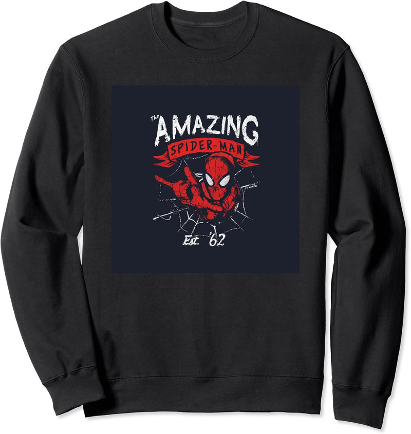 Marvel The Amazing Spider-Man Grunge Sweatshirt