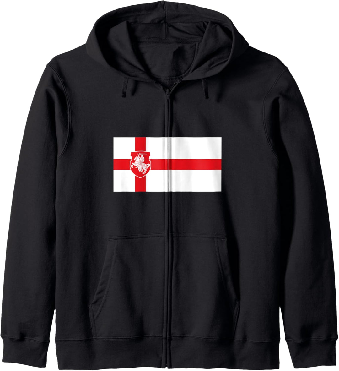 Kostenlose Belarus Classic Weiss Rot Weiss Alte Flagge Pagonya Kapuzenjacke