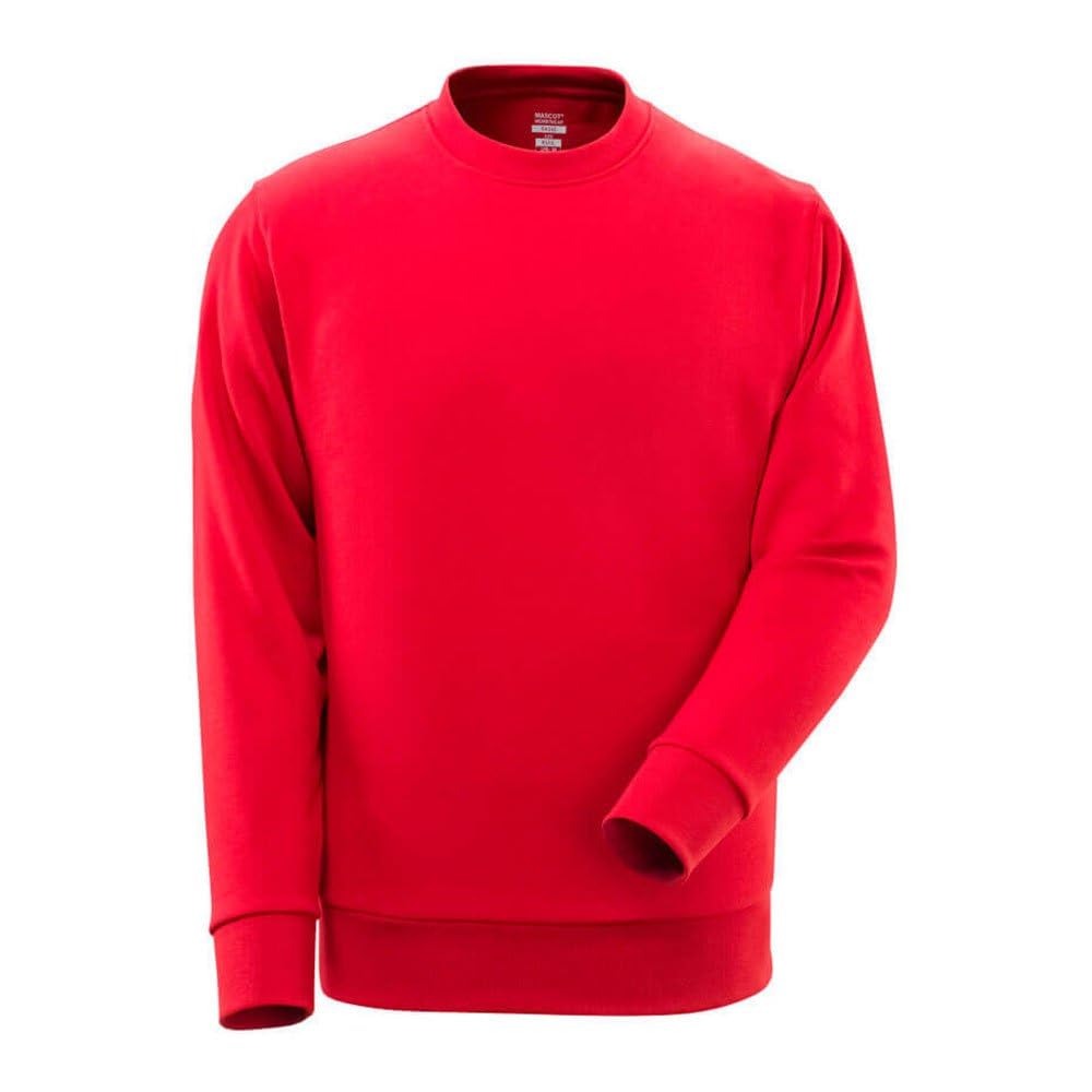 Mascot 51580-966-202 Crossover Carvin Basic Moderne Passform Sweatshirt, Verkehrsrot, S Grösse Verke