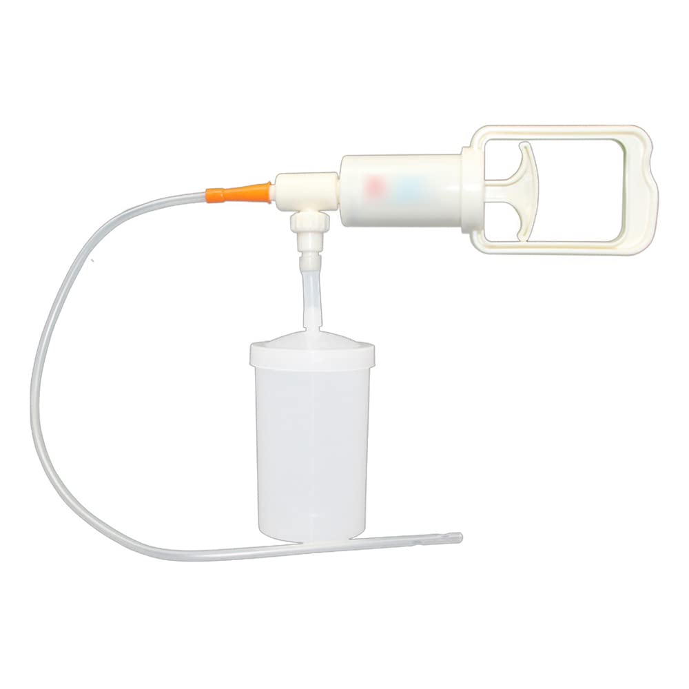 Manuelle Schleimabsaugpumpe, tragbarer handbetriebener Sputum-Absauger für Zuhause, Outdoor, Reisen,