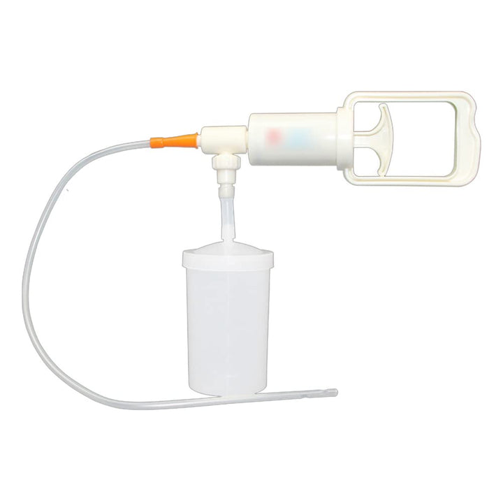 Manuelle Schleimabsaugpumpe, tragbarer handbetriebener Sputum-Absauger für Zuhause, Outdoor, Reisen,