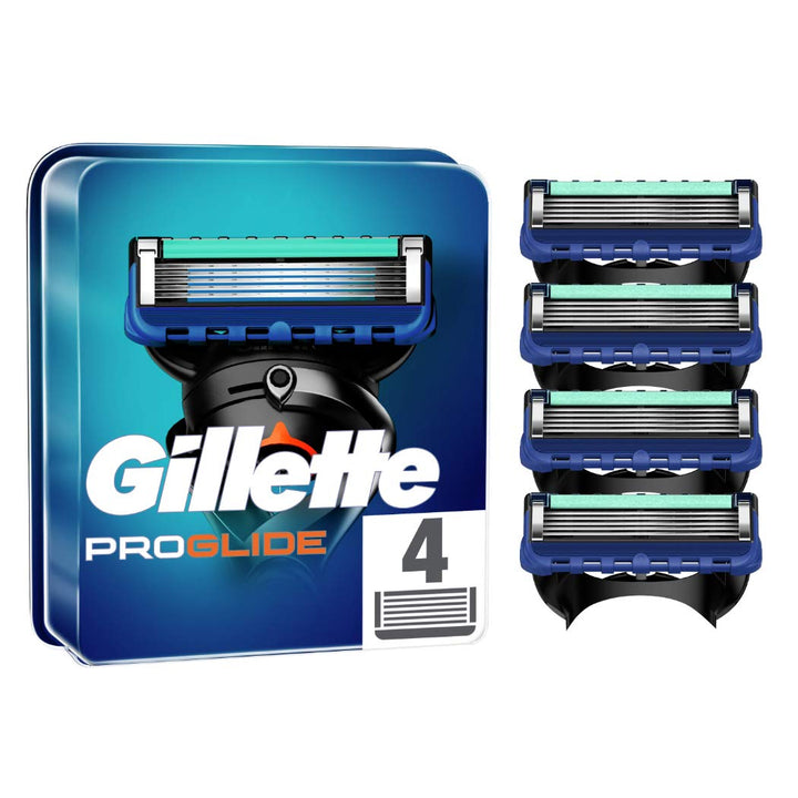 Gillette ProGlide Rasierklingen, 4 Ersatzklingen für Nassrasierer Herren mit 5-fach Klinge 4 stück (