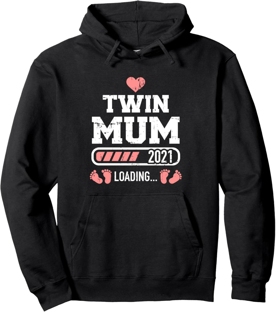 Zwillinge Mama 2021 Pullover Hoodie