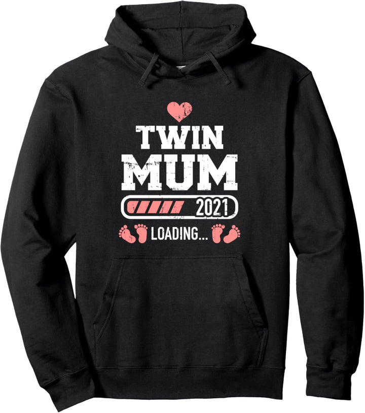 Zwillinge Mama 2021 Pullover Hoodie