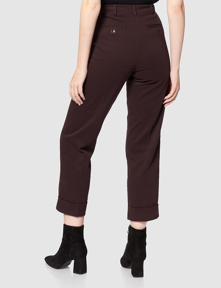 Sisley Damen Pants 44 Dark Brown 0g3, 44 Dark Brown 0g3