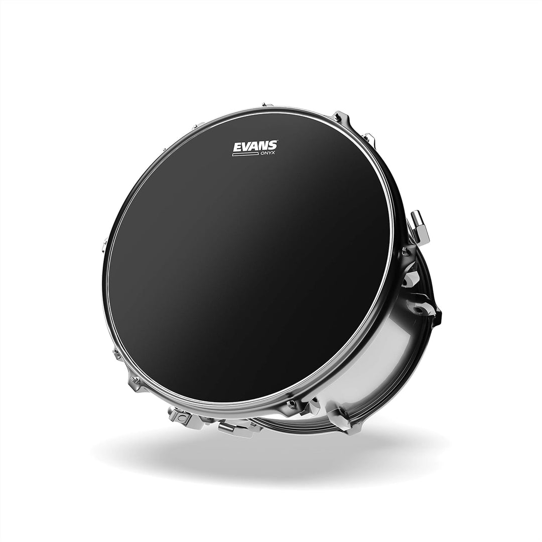 Evans B06ONX2 15,24cm (6 Zoll) Tomfell Onyx zweilagig 0,19mm, schwarz 6 inch, 6 inch