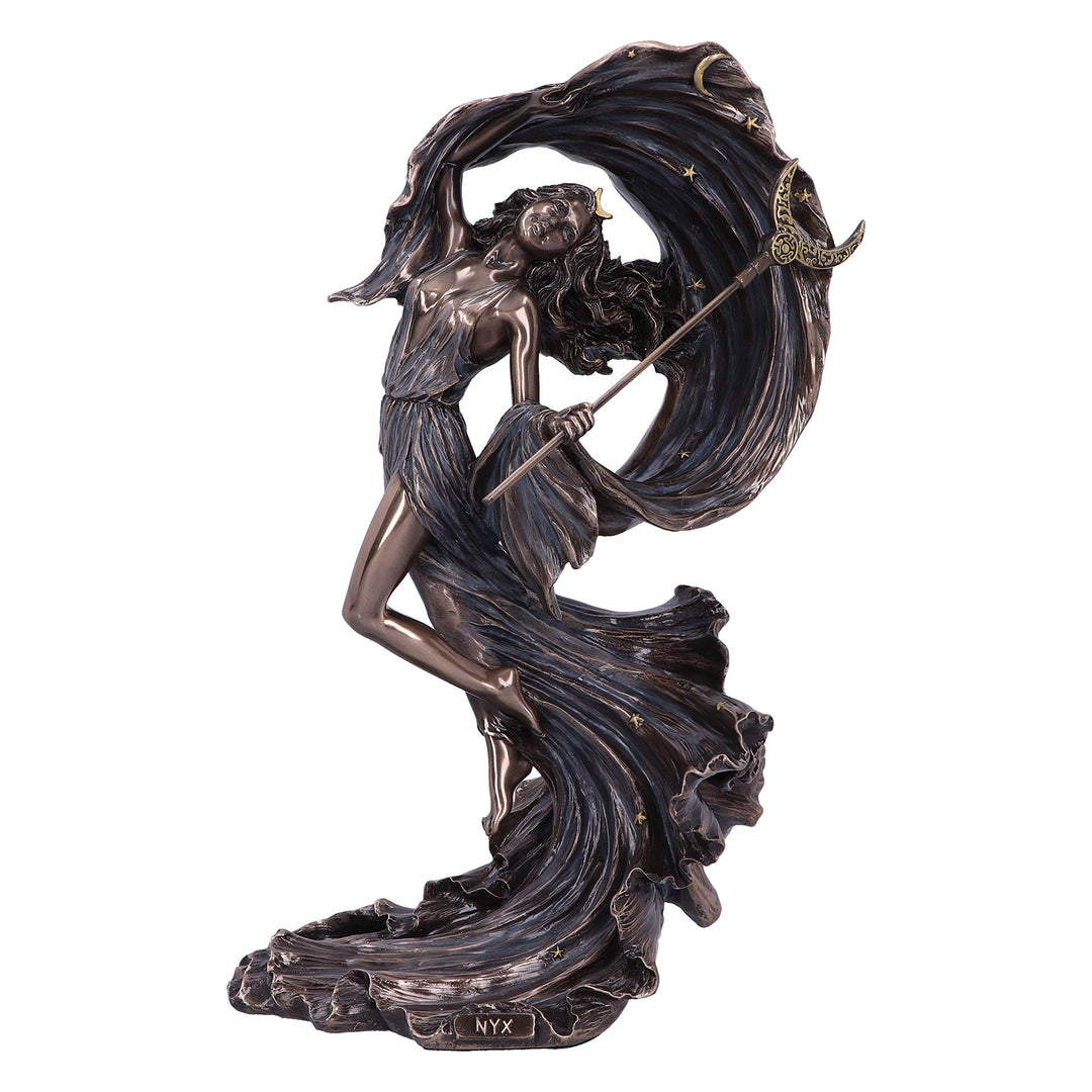 Nemesis Now Bronzefigur Nyx, griechische Göttin der Nacht, Bronze, 27.5cm