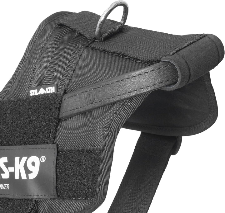 Julius-K9, 16STEALTH-P-3, IDC Stealth Powergeschirr, Grösse: 2XL/3, schwarz schwarz 2XL / 3, schwarz