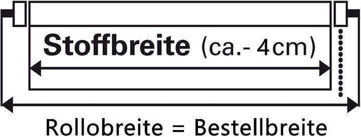 K-Home Klemmfix Doppelrollo Welle ohne Bohren - Weiss 110 cm x 200 cm (B x L) B110 x H200 cm Weiss,