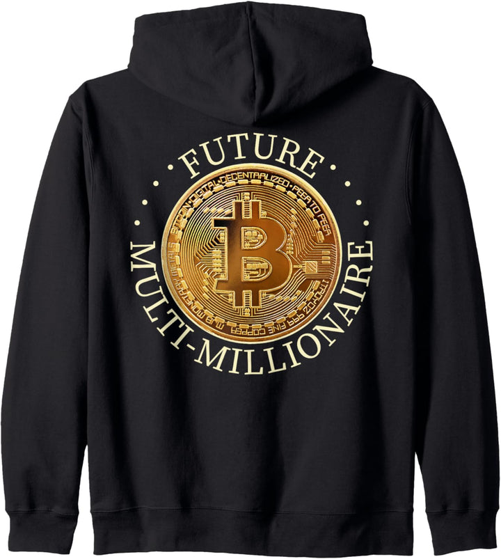 Multi Millionär Bitcoin Kapuzenjacke