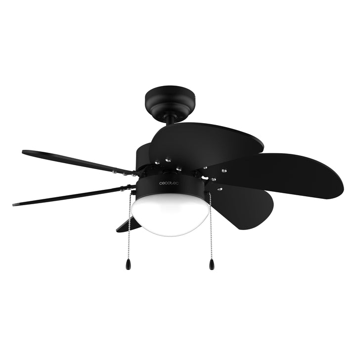 Cecotec Deckenventilator EnergySilence Aero 3600 Vision Full Black, 92 cm | Lampenfassung ohne Leuch