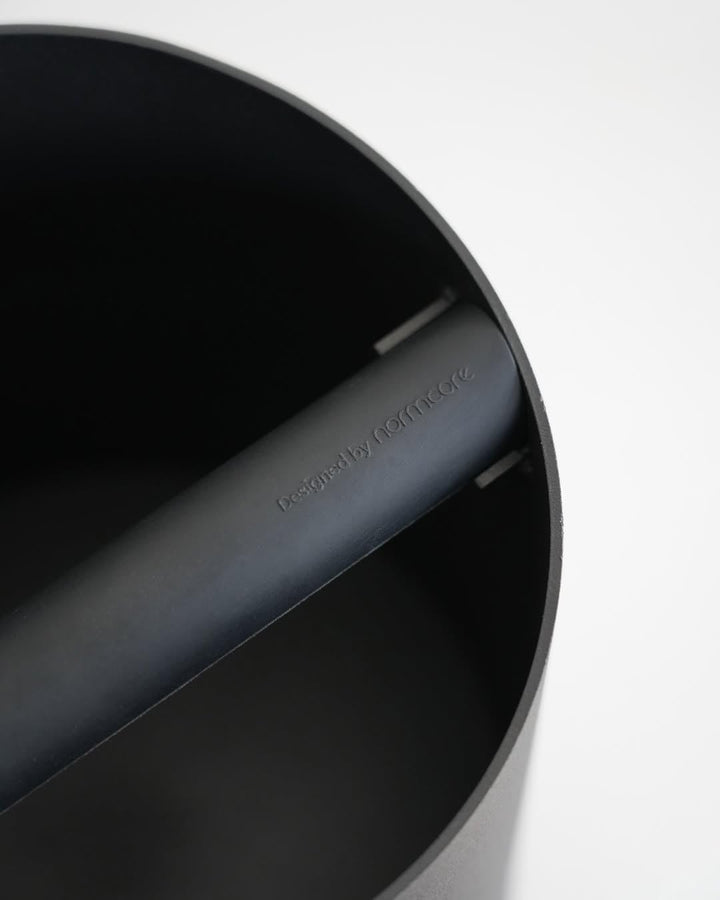 Normcore Espresso-Klopfbox, robuste Klopfbox für Kaffeesatz, abnehmbare Stange und rutschfester Bode