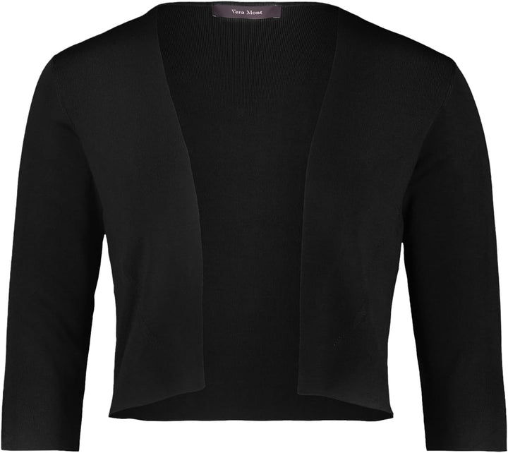 Vera Mont Damen Strickbolero Langarm XS Grün, XS Grün