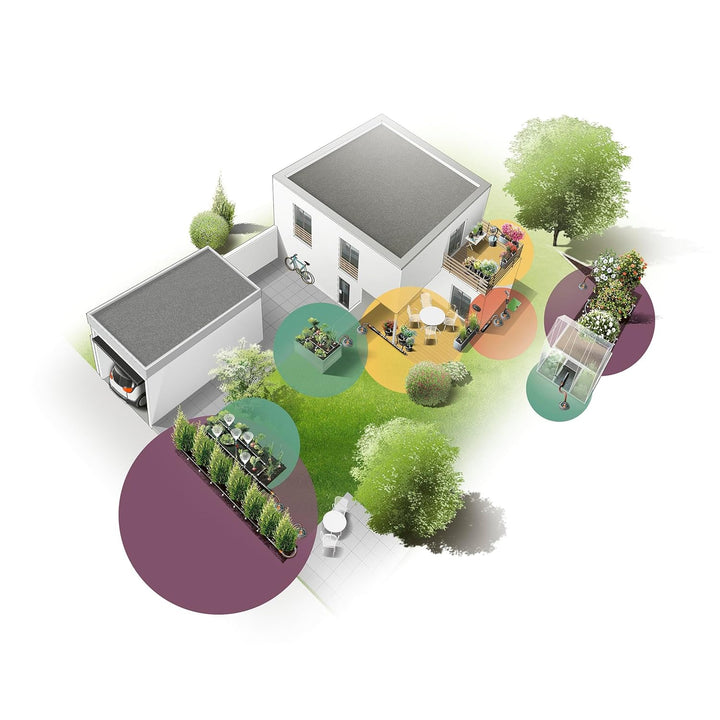 Gardena Micro-Drip-System Tropfbewässerung Set Balkon (15 Pflanzen): Starter-Set sofort einsatzberei