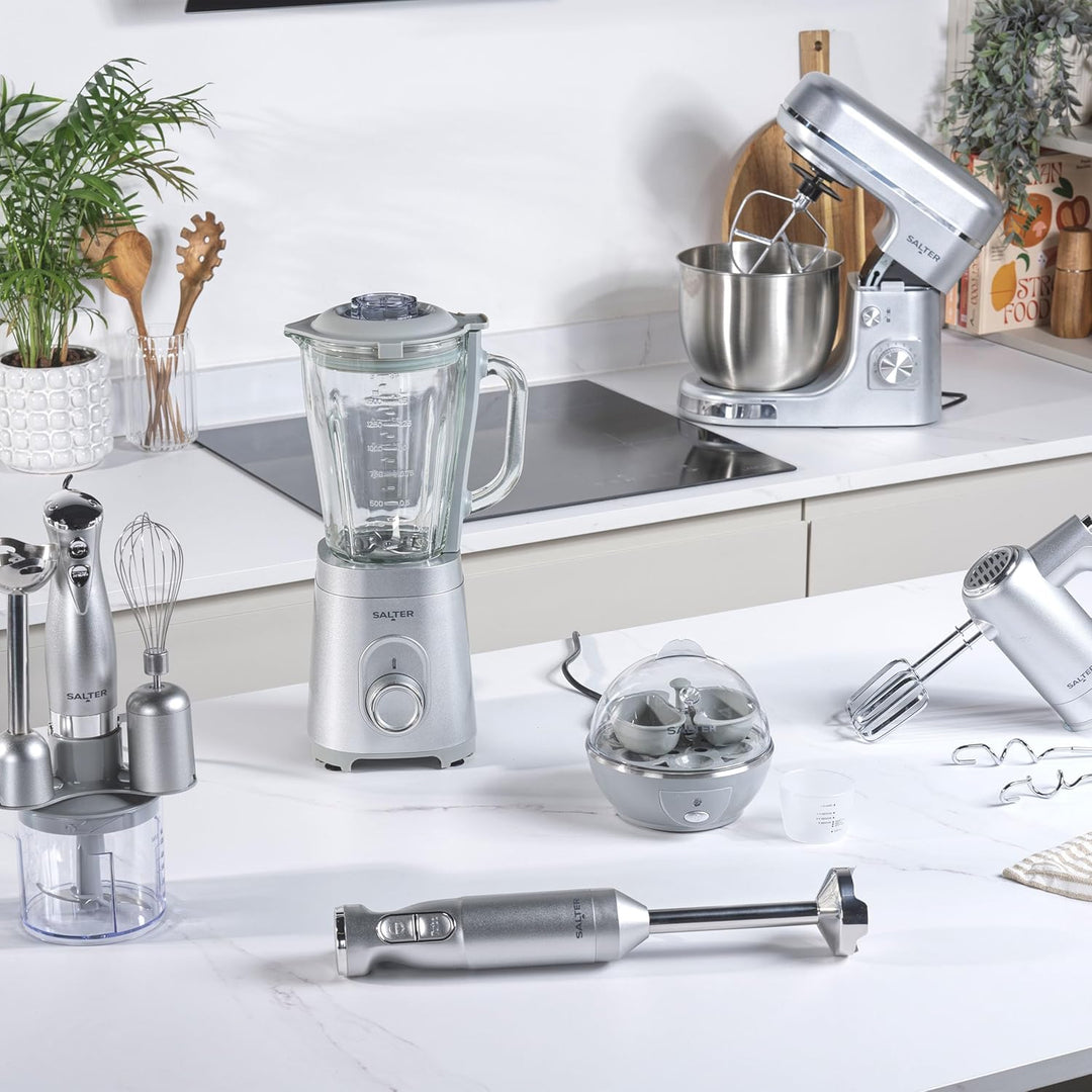 Salter EK2002V4MMSVDE Aspen NutriPro Standmixer – kompakter Standmixer, Mini-Smoothie-Maker, 1-l-Mix