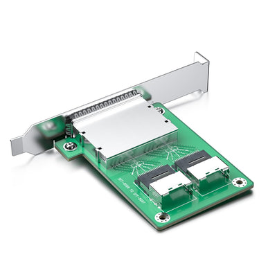 10Gtek SAS Adapter 2X Internal SFF-8087 to 2X External SFF-8088 Slot 8087 Slot to 8088 Slot, 8087 Sl