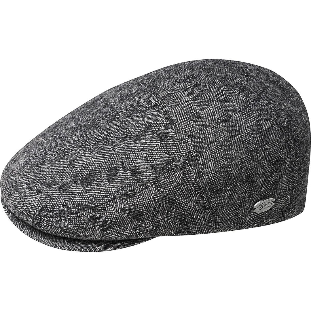 Bailey 1922 Becker Flatcap Schirmmütze Schiebermütze (M (56-57 cm) - schwarz)