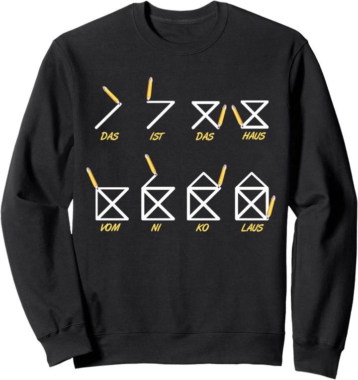 Das Haus Vom Nikolaus Weihnachtsoutfit Weihnachten Sweatshirt